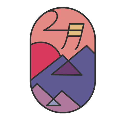 Mother of Pearl February Mountain logo