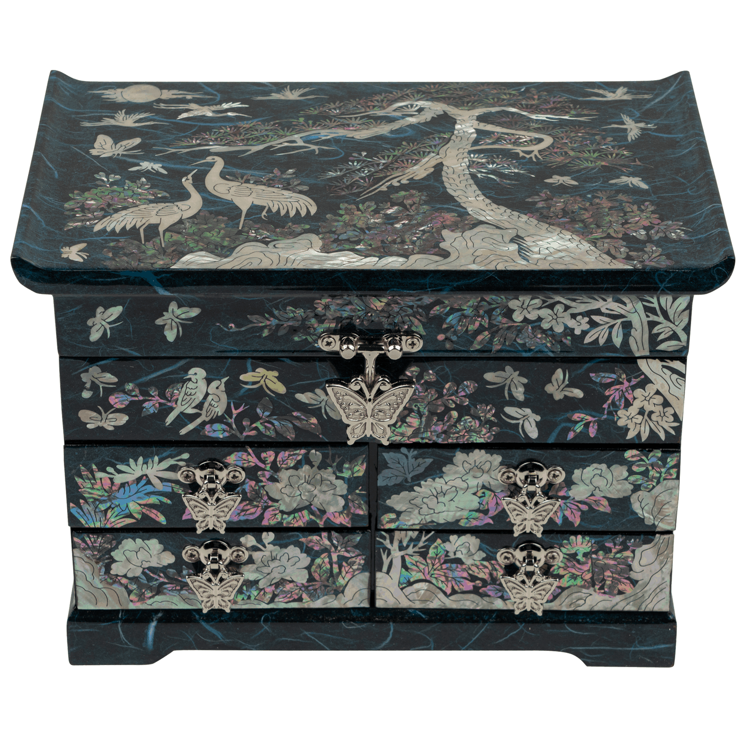 Jewelry Box with 4 Drawers