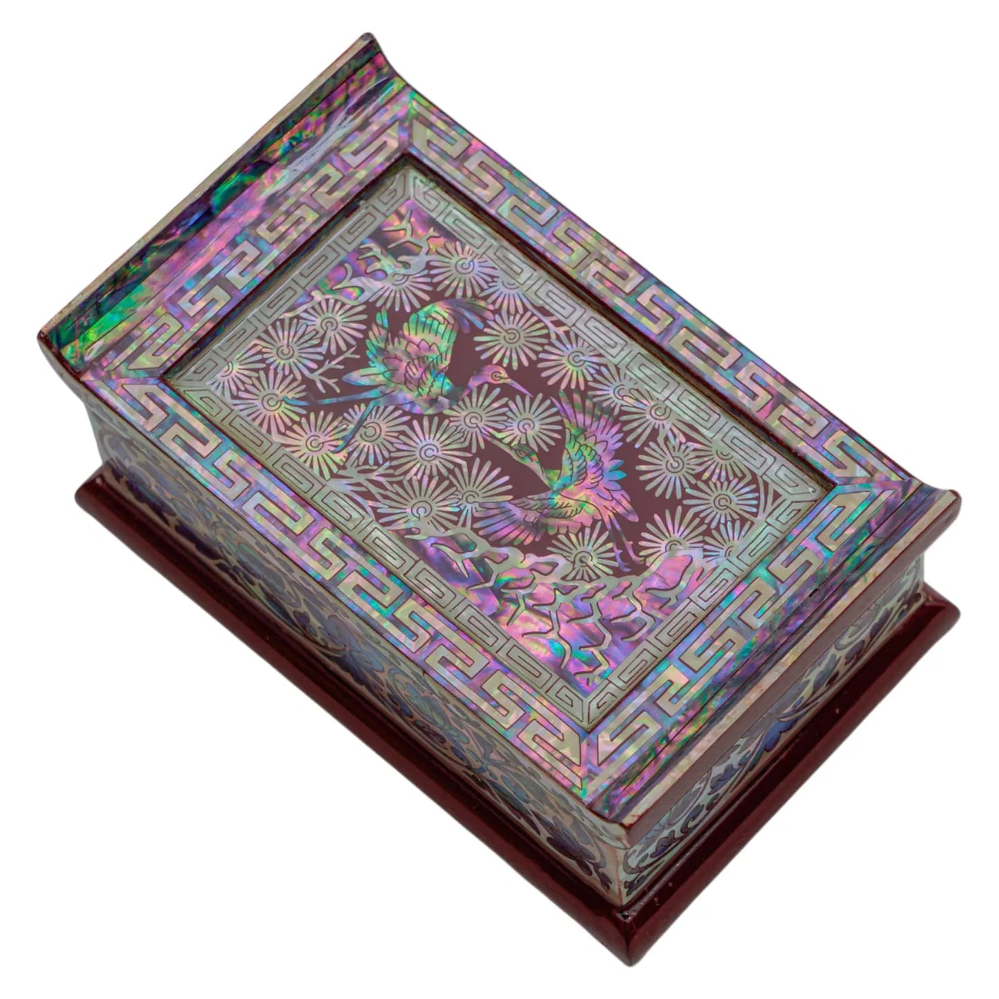 Korean Mother-of-Pearl Lacquer Box – Jewelry, Card & Trinket Use