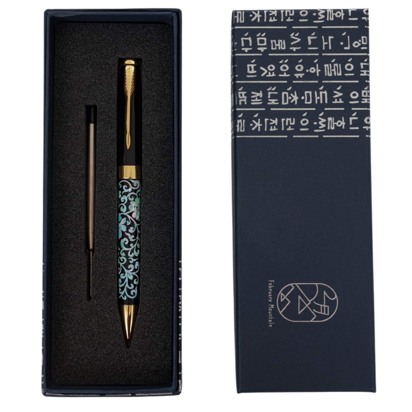 Mother-of-Pearl Ballpoint Pen – Korean Lacquer Luxury Gift Set