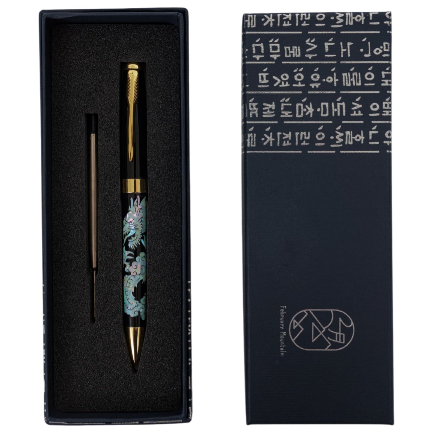 Mother-of-Pearl Ballpoint Pen – Korean Lacquer Luxury Gift Set
