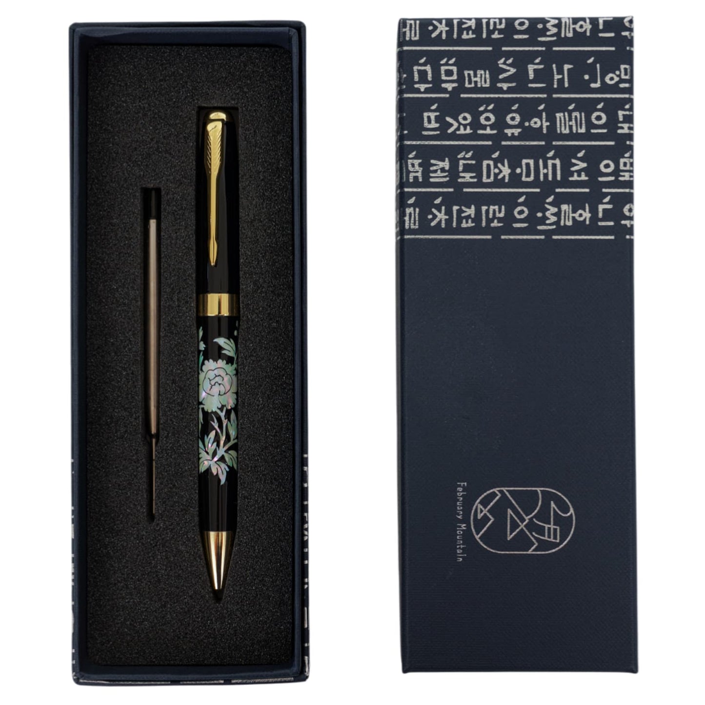 Mother-of-Pearl Ballpoint Pen – Korean Lacquer Luxury Gift Set