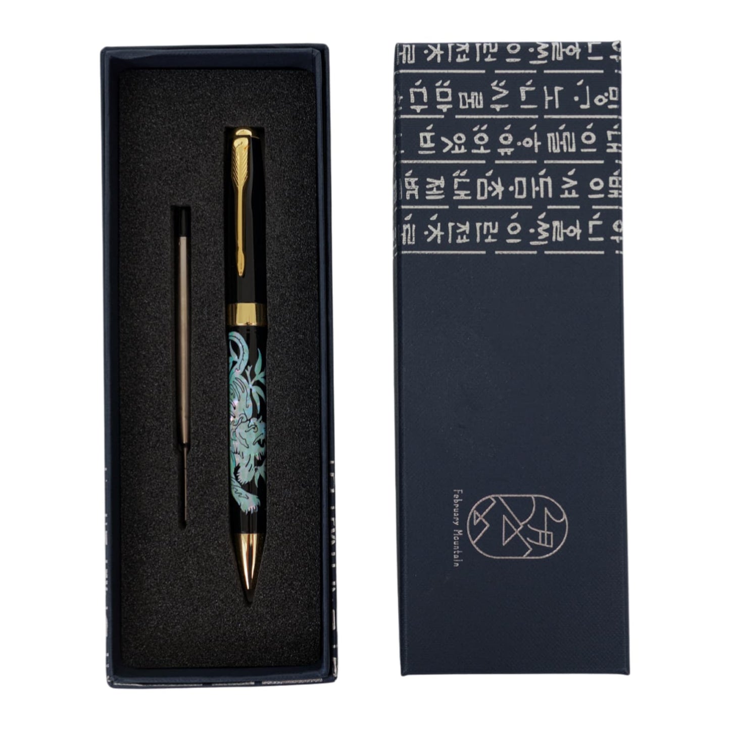 Mother-of-Pearl Ballpoint Pen – Korean Lacquer Luxury Gift Set