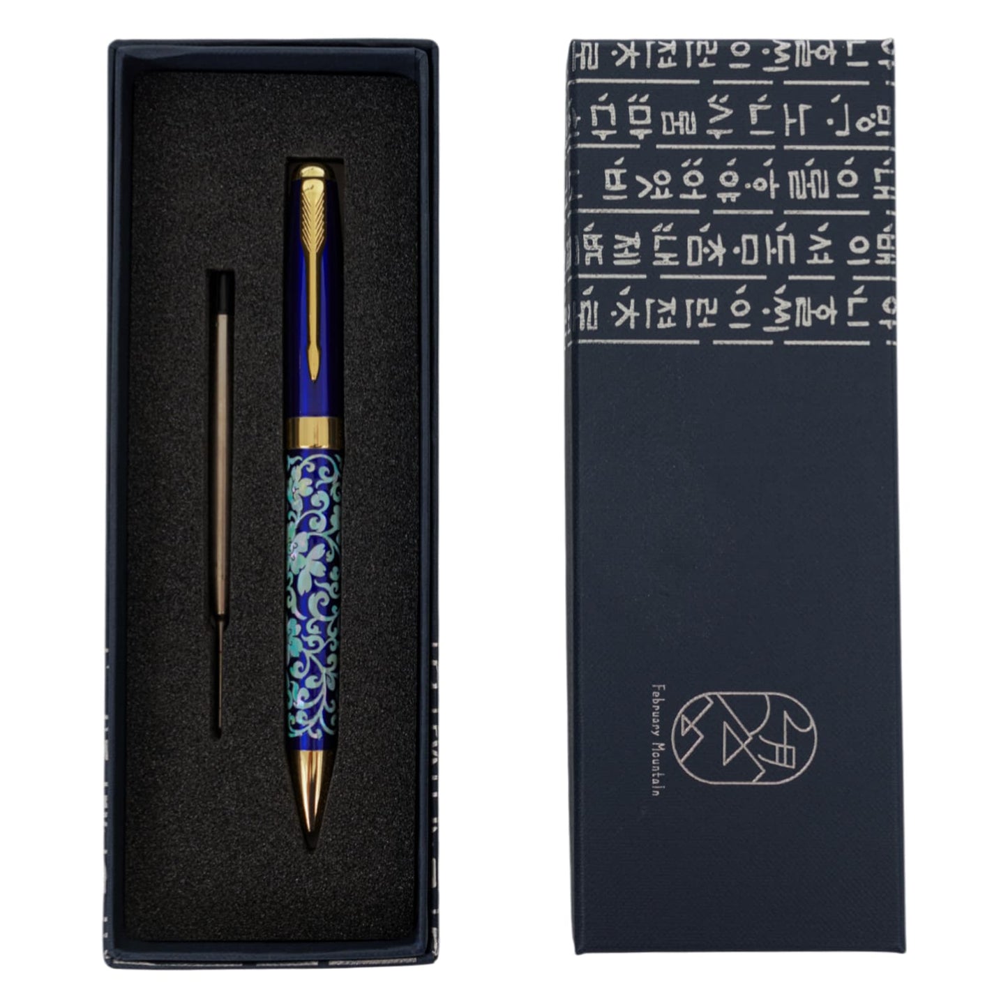 Mother-of-Pearl Ballpoint Pen – Korean Lacquer Luxury Gift Set