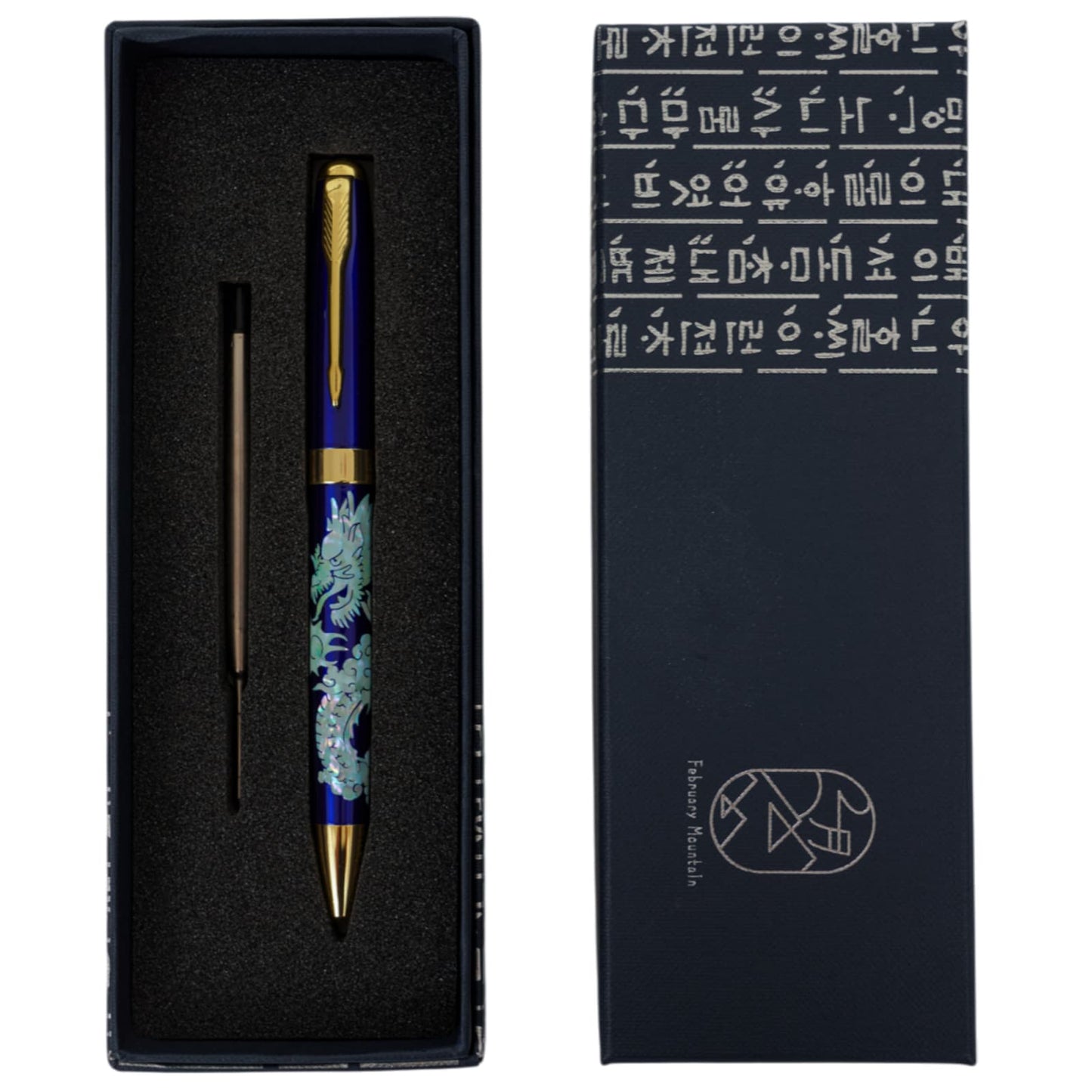 Mother-of-Pearl Ballpoint Pen – Korean Lacquer Luxury Gift Set