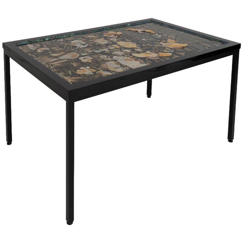 Premium Korean Mother‑of‑Pearl Inlaid Lacquer Table – One‑of‑a‑Kind Art Furniture