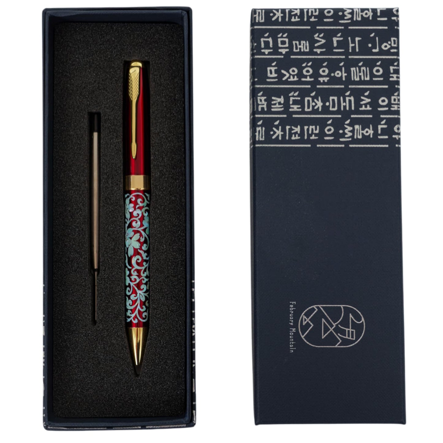 Mother-of-Pearl Ballpoint Pen – Korean Lacquer Luxury Gift Set