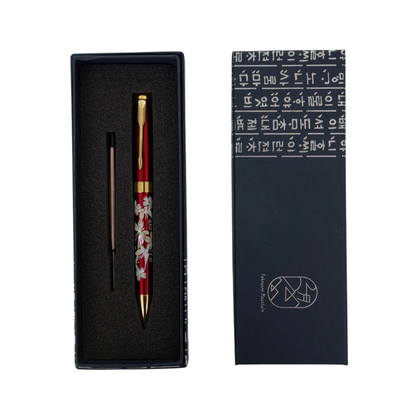 Mother-of-Pearl Ballpoint Pen – Korean Lacquer Luxury Gift Set