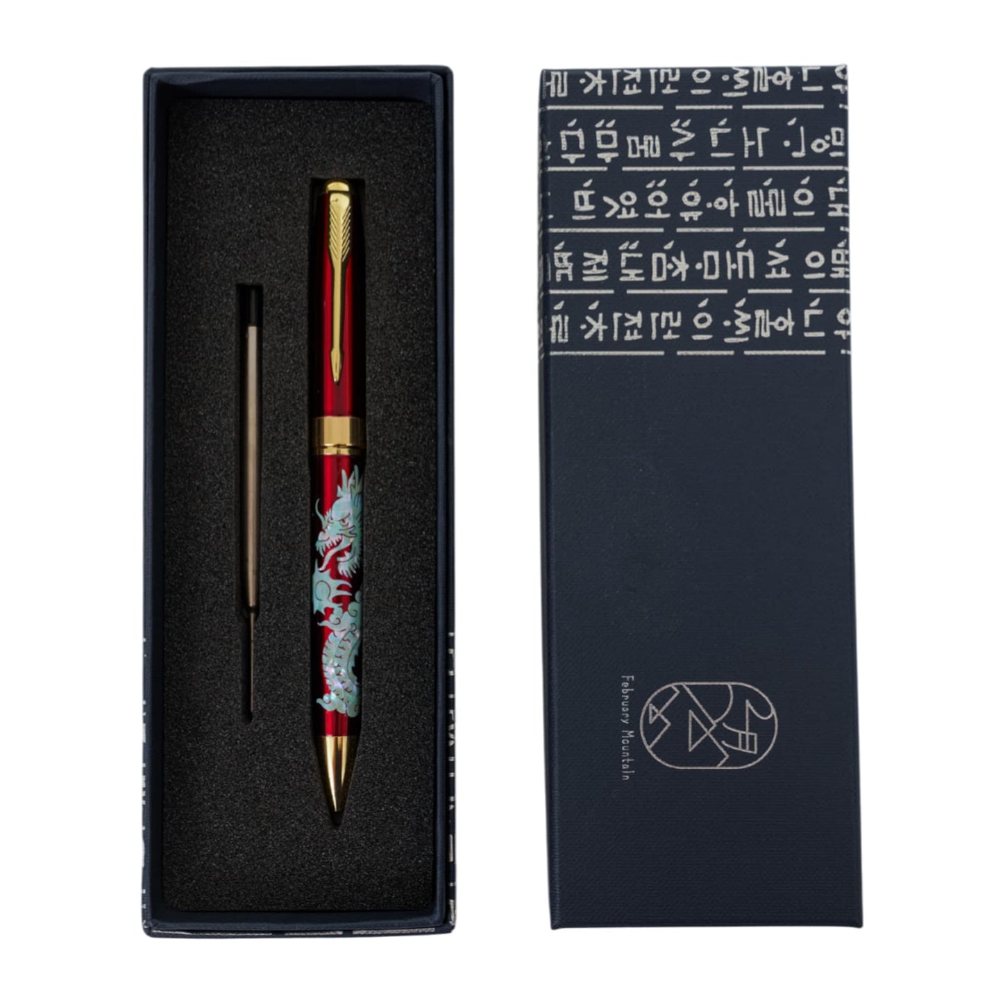 Mother-of-Pearl Ballpoint Pen – Korean Lacquer Luxury Gift Set
