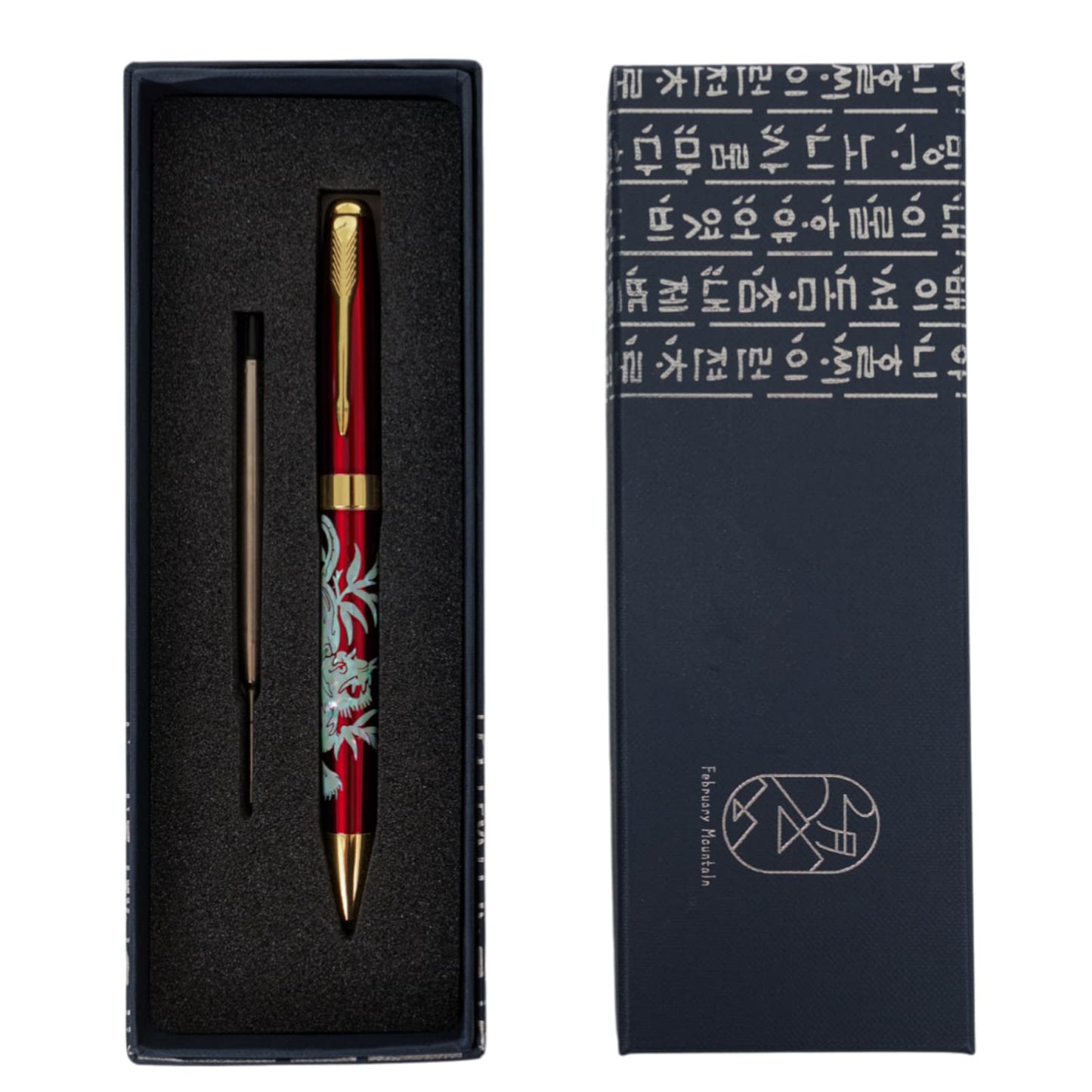 Mother-of-Pearl Ballpoint Pen – Korean Lacquer Luxury Gift Set