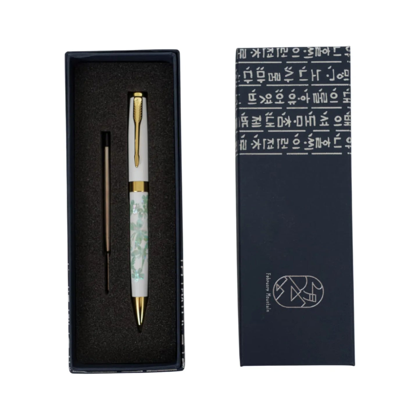 Mother-of-Pearl Ballpoint Pen – Korean Lacquer Luxury Gift Set