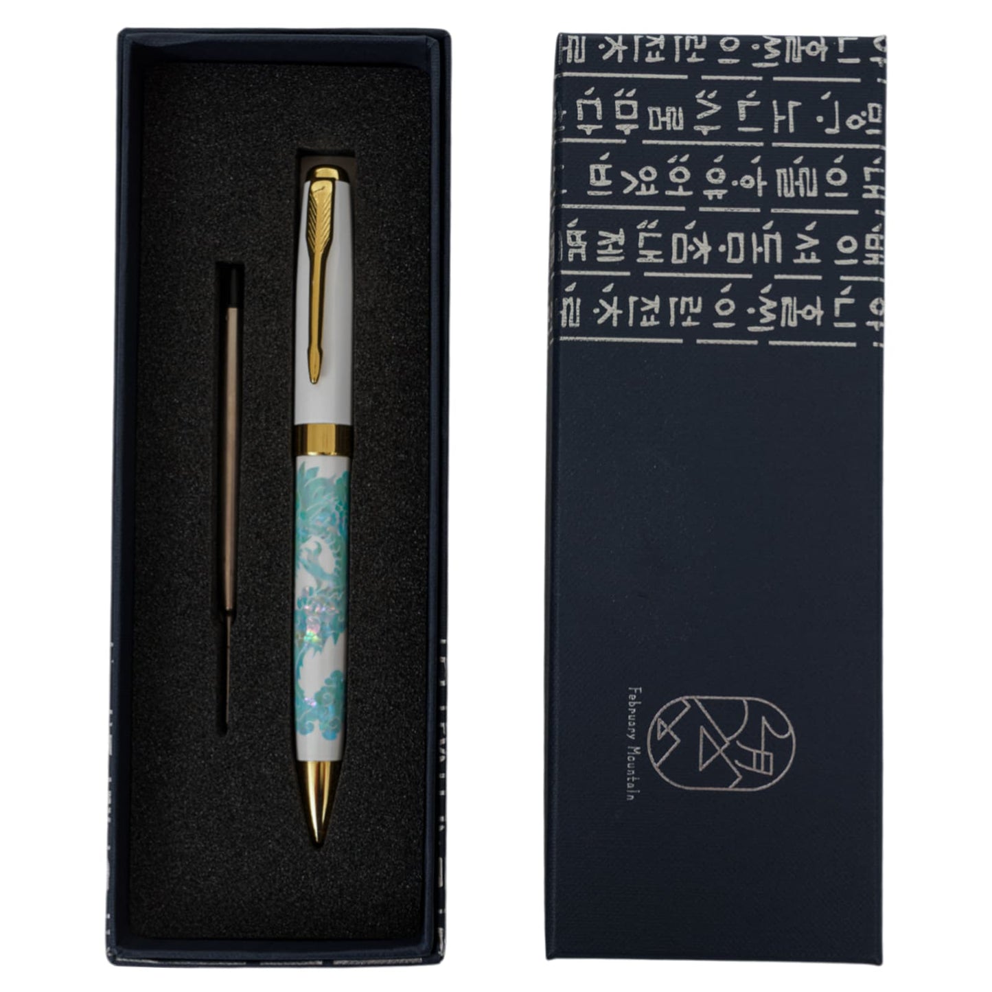 Mother-of-Pearl Ballpoint Pen – Korean Lacquer Luxury Gift Set