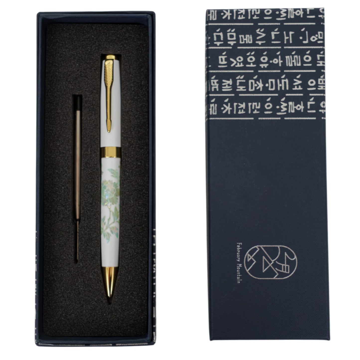 Mother-of-Pearl Ballpoint Pen – Korean Lacquer Luxury Gift Set