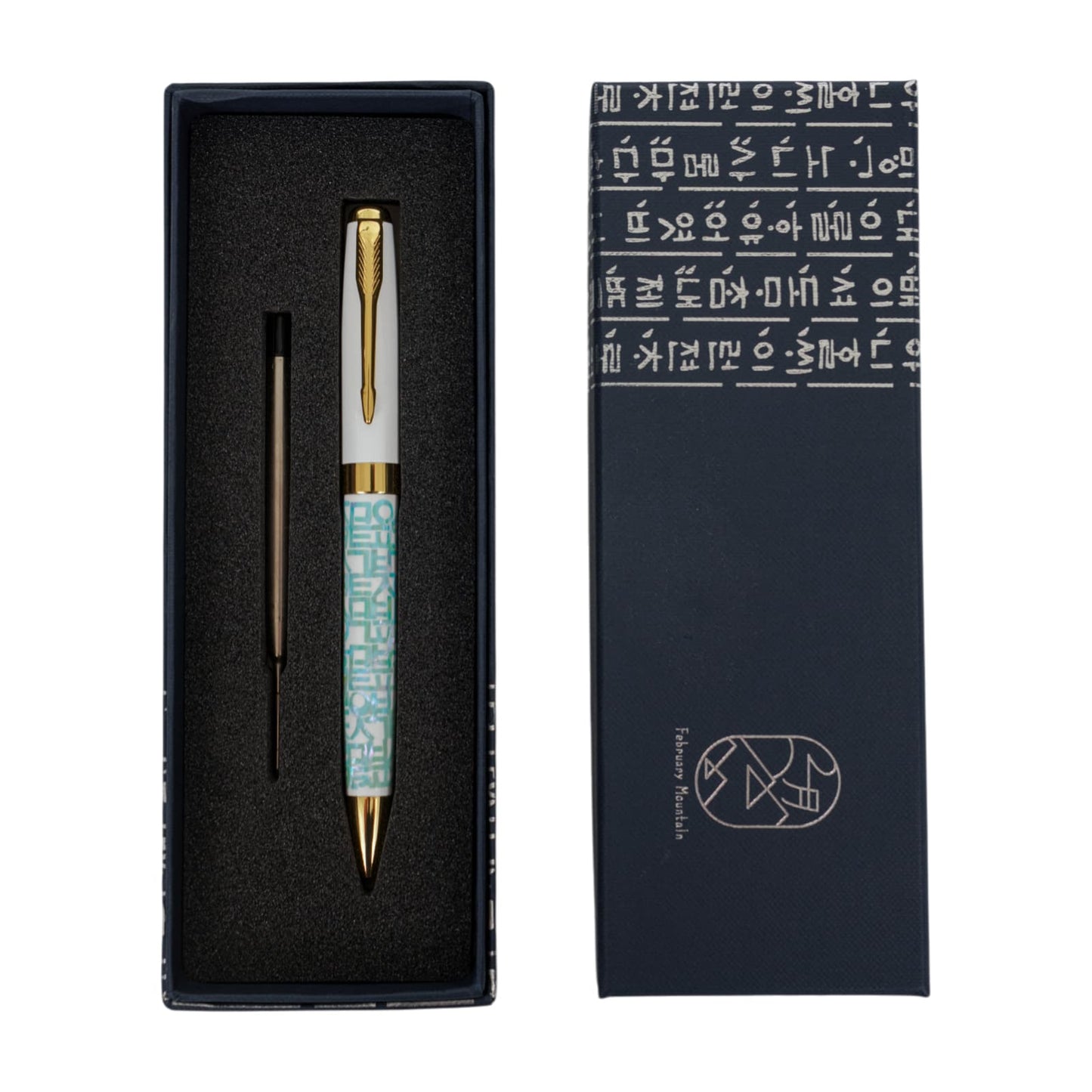 Mother-of-Pearl Ballpoint Pen – Korean Lacquer Luxury Gift Set