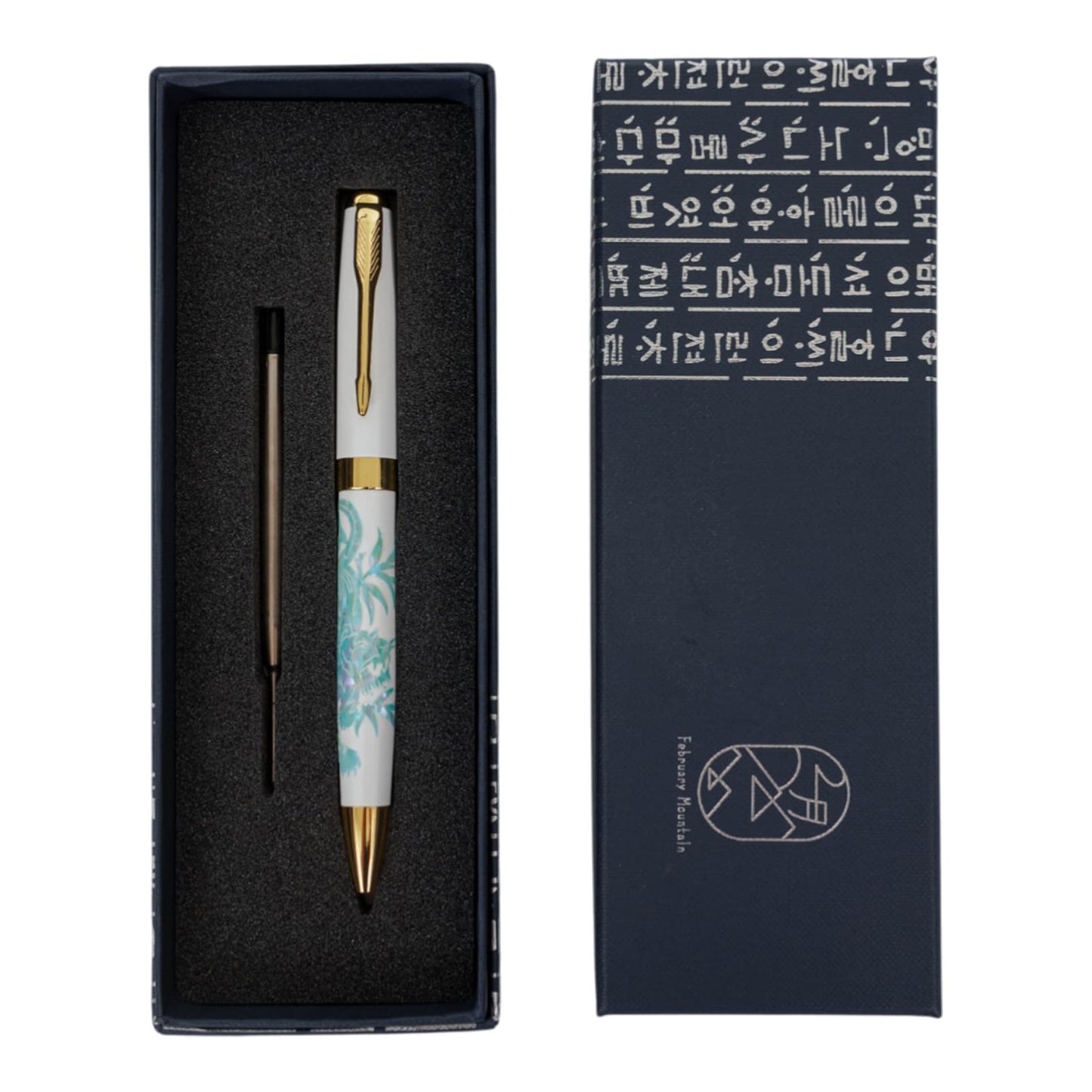 Mother-of-Pearl Ballpoint Pen – Korean Lacquer Luxury Gift Set