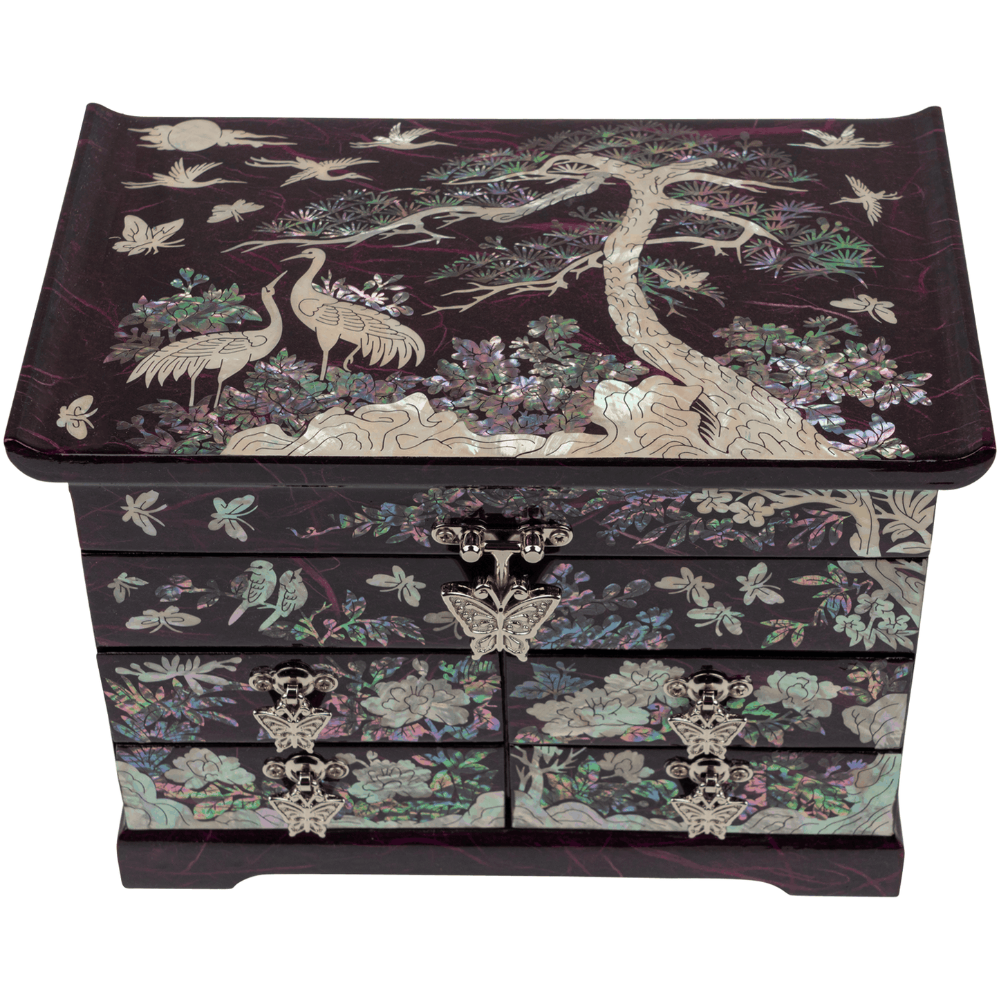 Jewelry Box with 4 Drawers