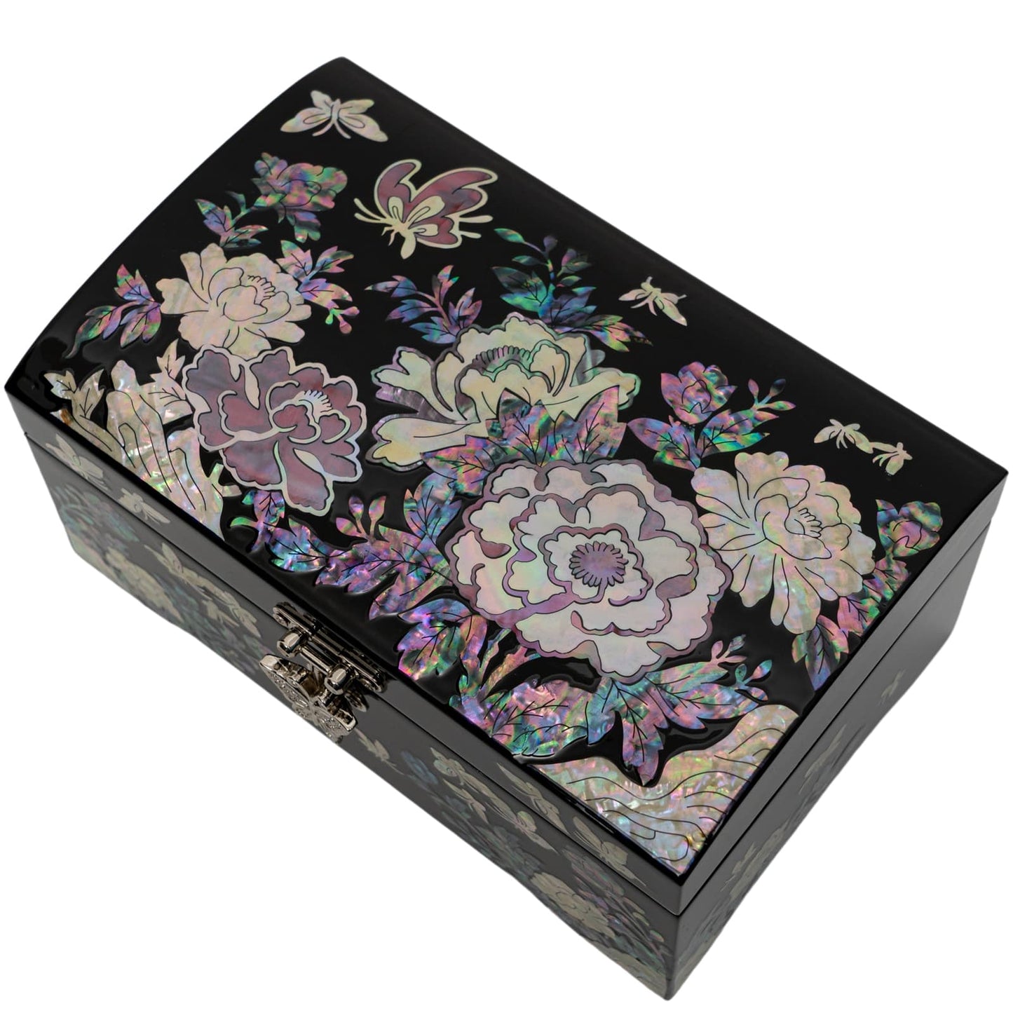Black Jewelry Box with Ring tray
