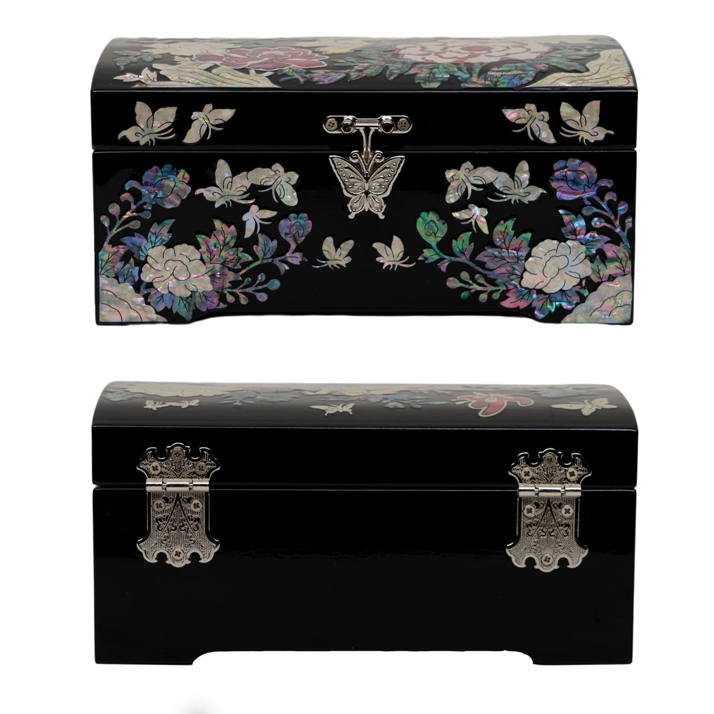 Black Jewelry Box with Ring tray