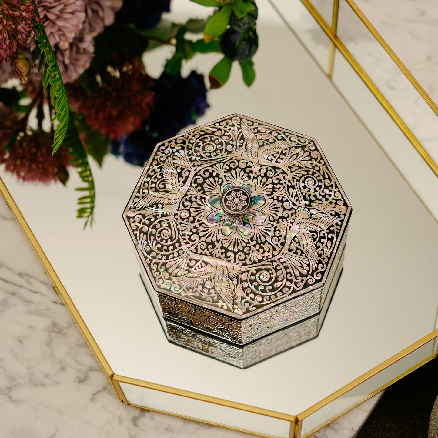 Octagon Trinket box