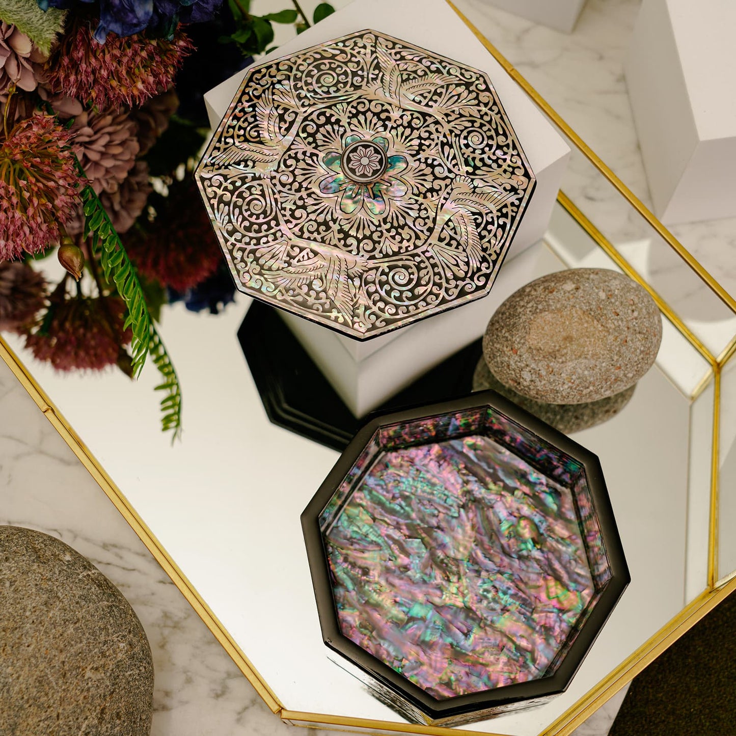 Octagon Trinket box