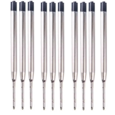 Ballpoint Pen Refill 100mm 1.0mm Tip – Black Ink Replacement