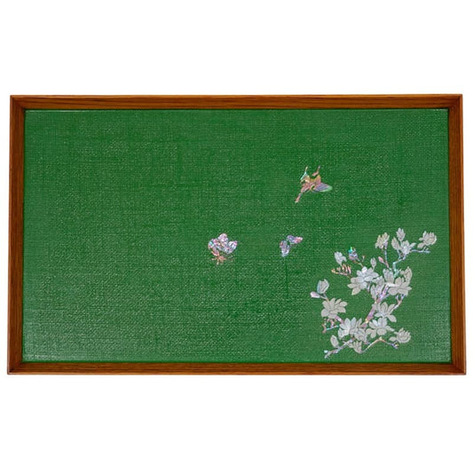 Traditional Korean Mother of Pearl Lacquered Tray