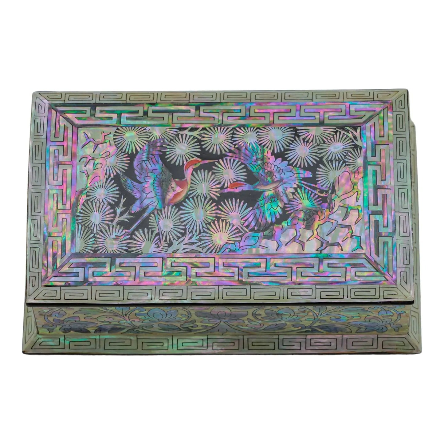 Korean Mother-of-Pearl Lacquer Box – Jewelry, Card & Trinket Use