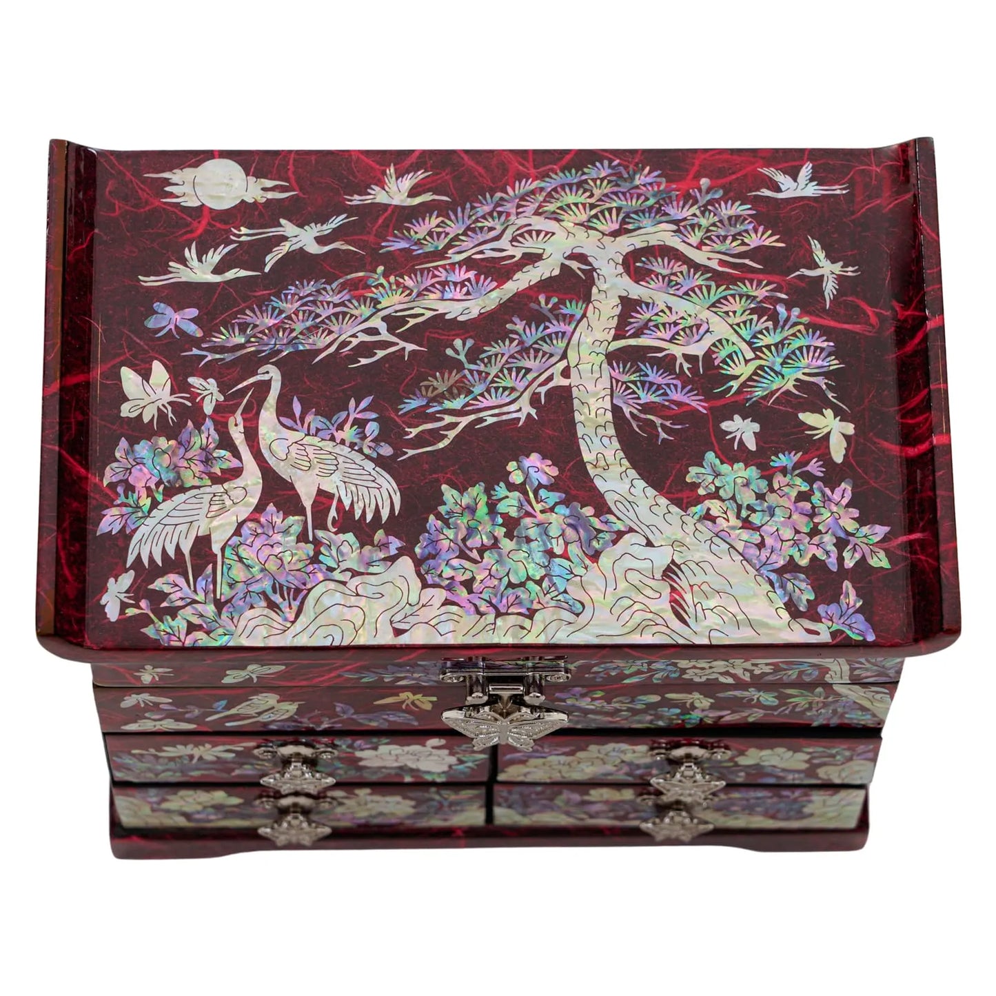 Jewelry Box with 4 Drawers