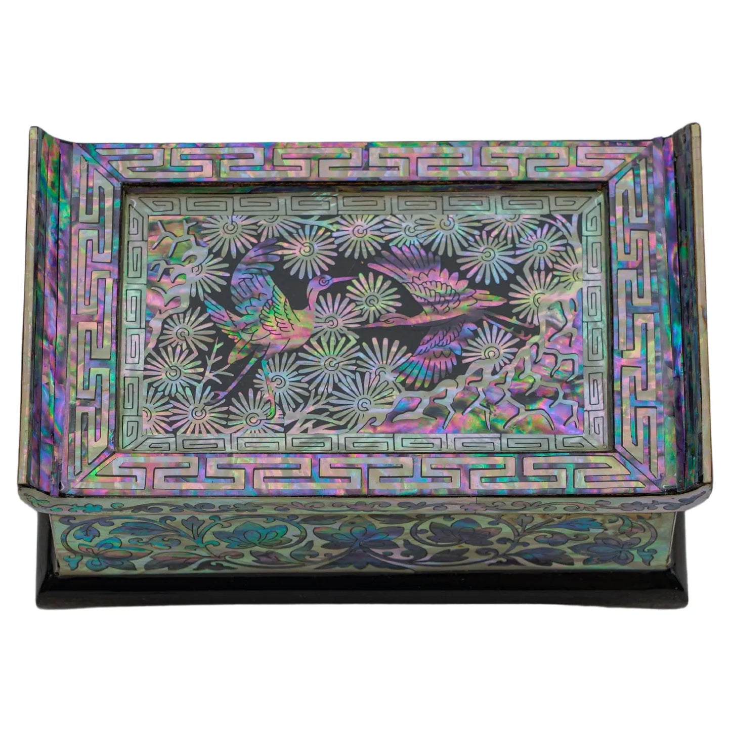 Korean Mother-of-Pearl Lacquer Box – Jewelry, Card & Trinket Use