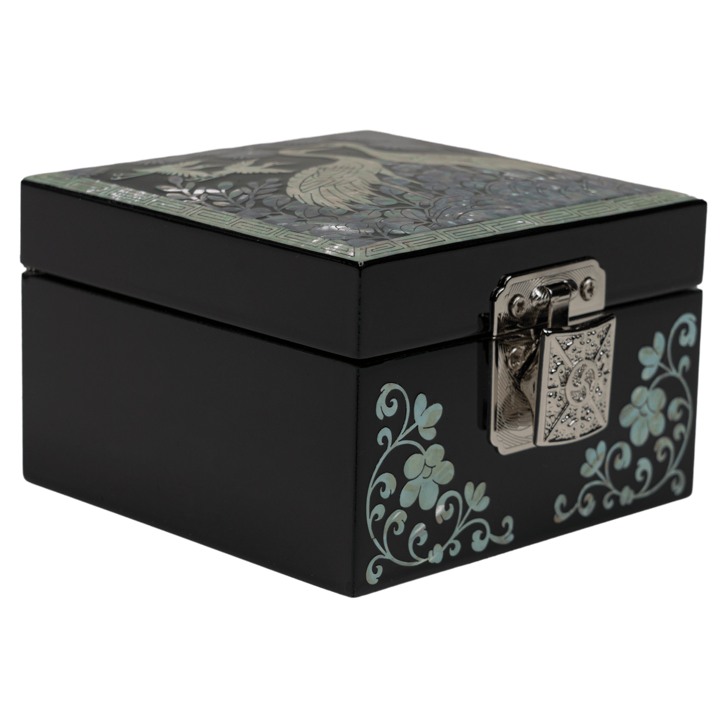 Mini Jewelry Box - Crane Design