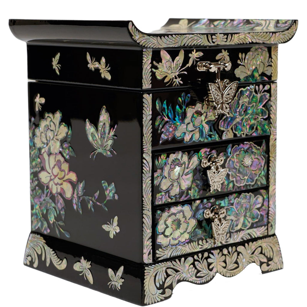 Floral, Butterfly box with 2 Drawers