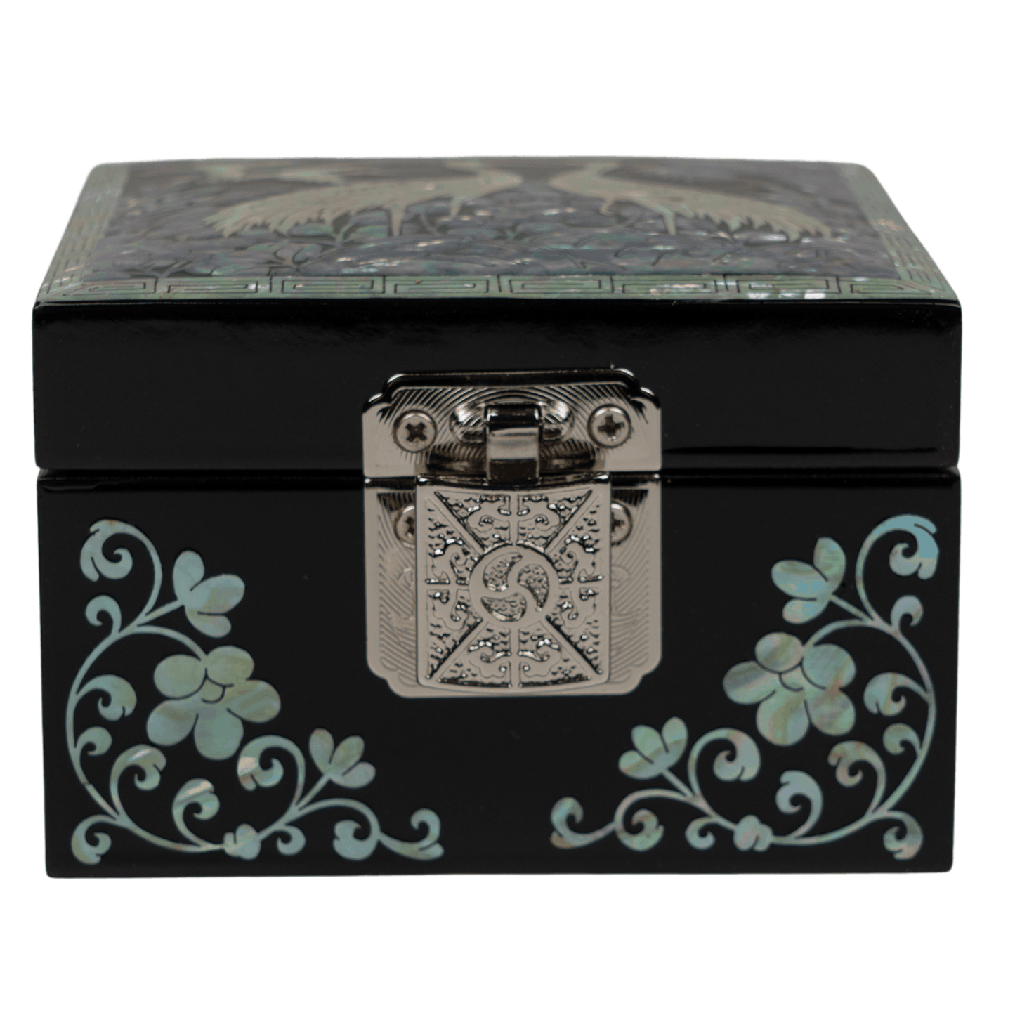 Mini Jewelry Box - Crane Design