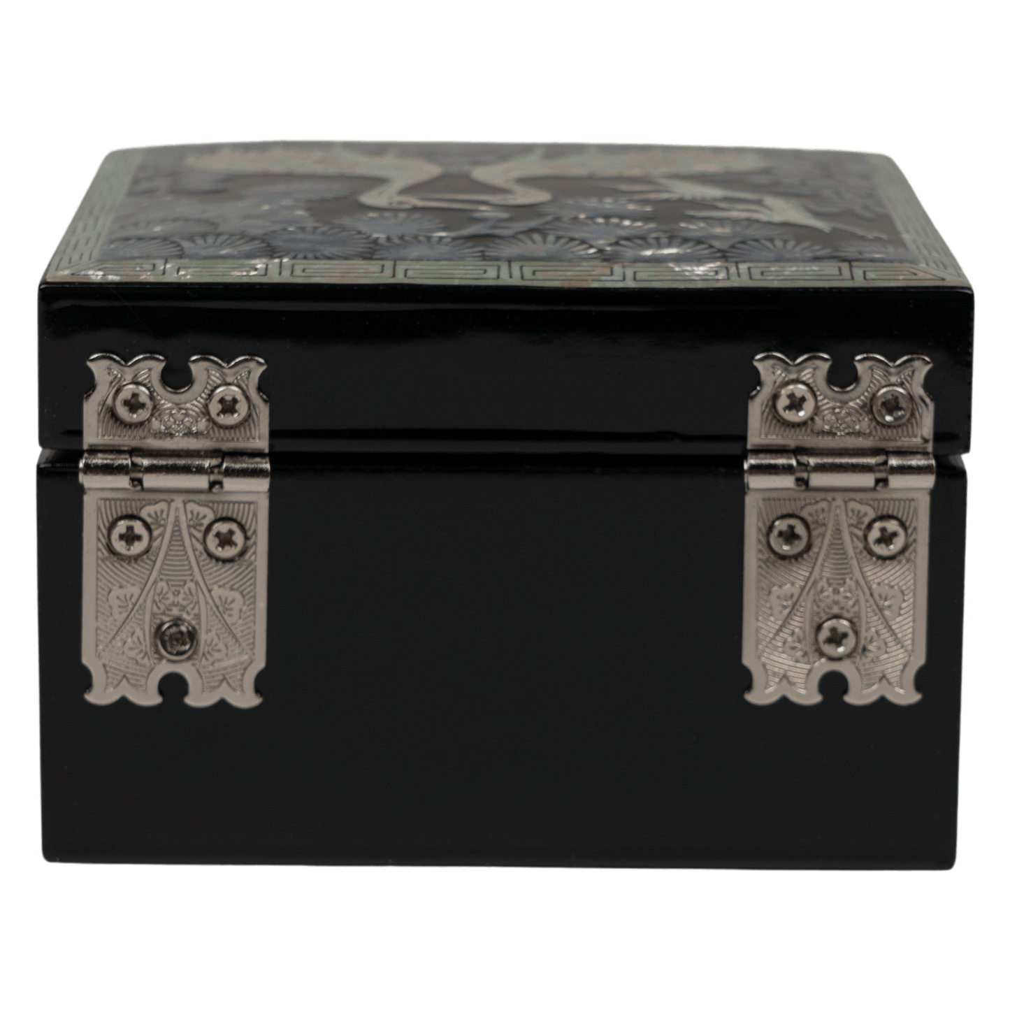 Mini Jewelry Box - Crane Design