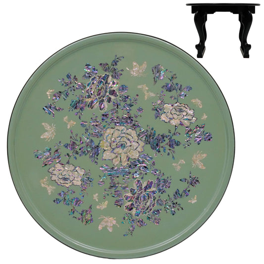 Peony Flower Tea Table