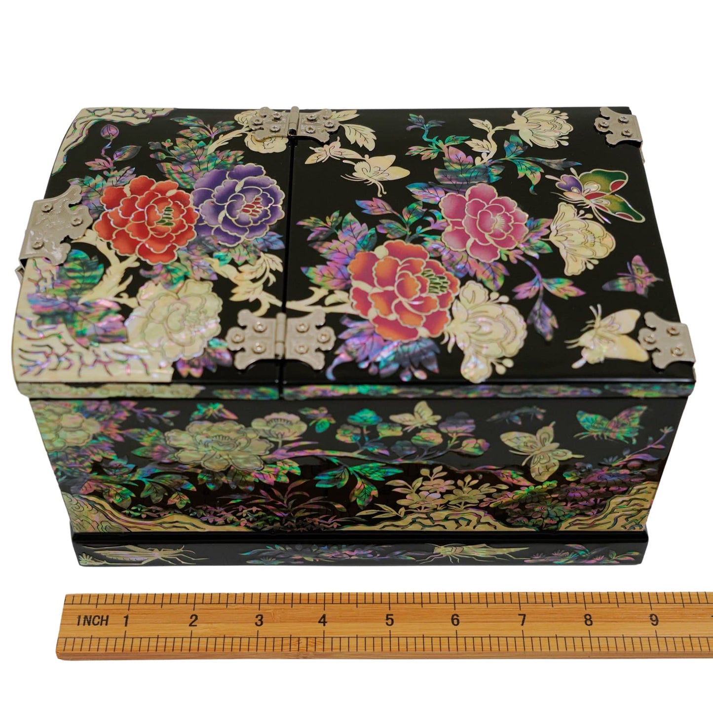 Folding Mirror with Drawer Jewelry Box