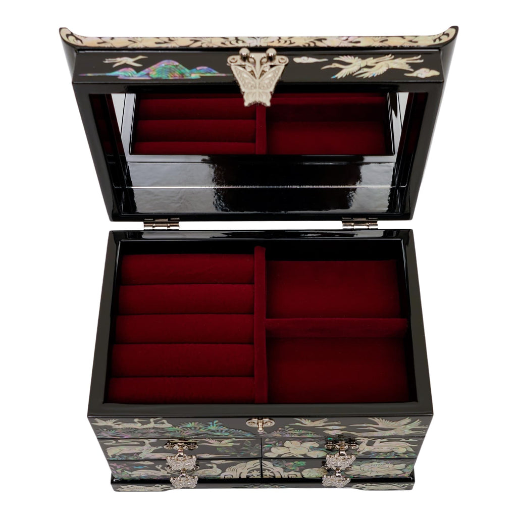 Jewelry Box with 4 Drawers